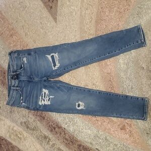 American eagle high rise skinny jean sz 6 short